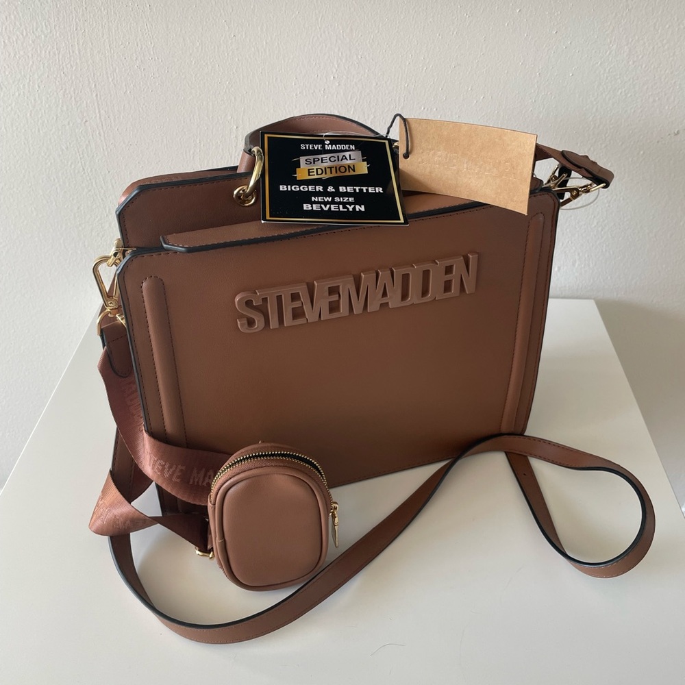 Steve Madden Brown Crossbody Bag Set
